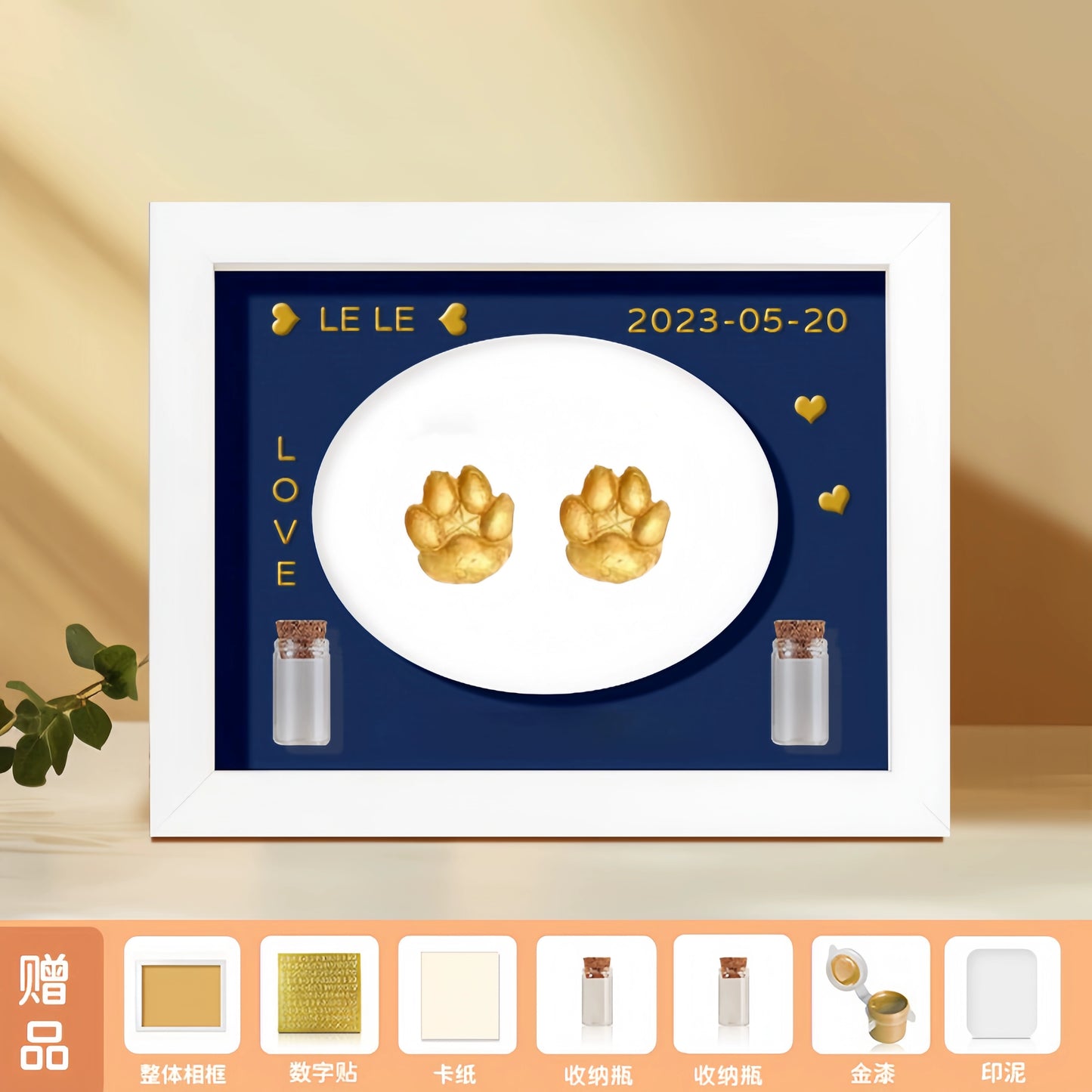 Pet Footprint Mud Diy