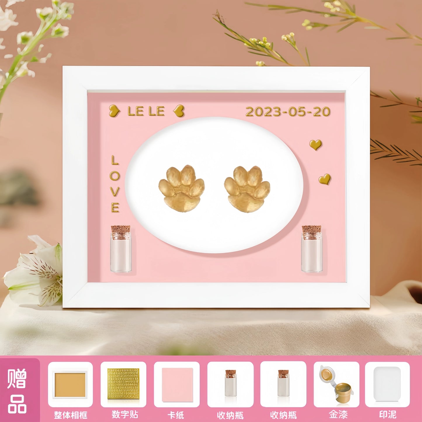 Pet Footprint Mud Diy