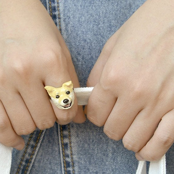 Customized Pet 925 Silver Ring