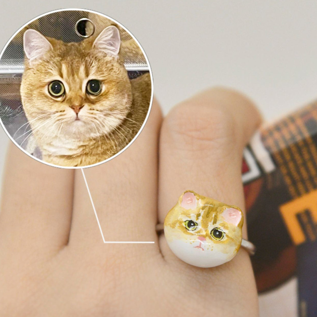 Customized Pet 925 Silver Ring