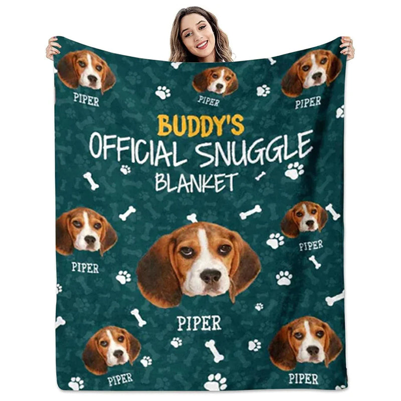 Custom Pet Photo Blankets