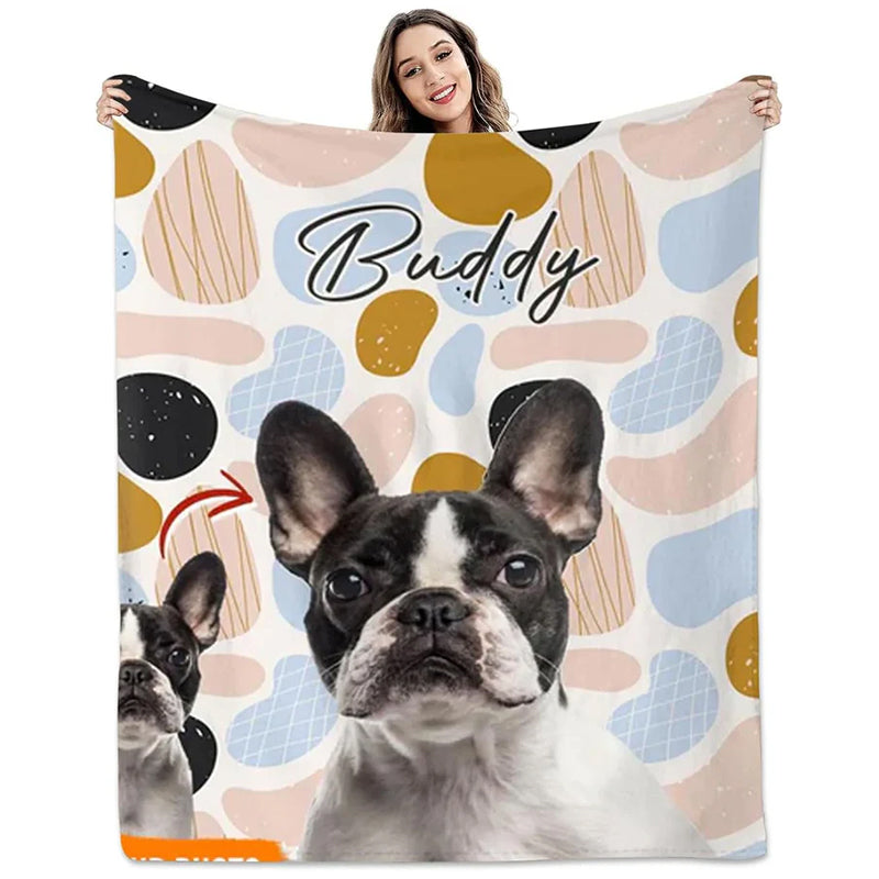 Custom Pet Photo Blankets