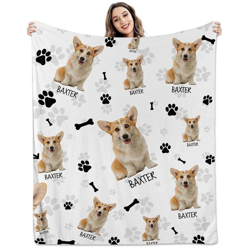 Custom Pet Photo Blankets