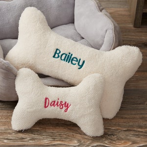 Personalized Dog Bone Large Pet Pillow