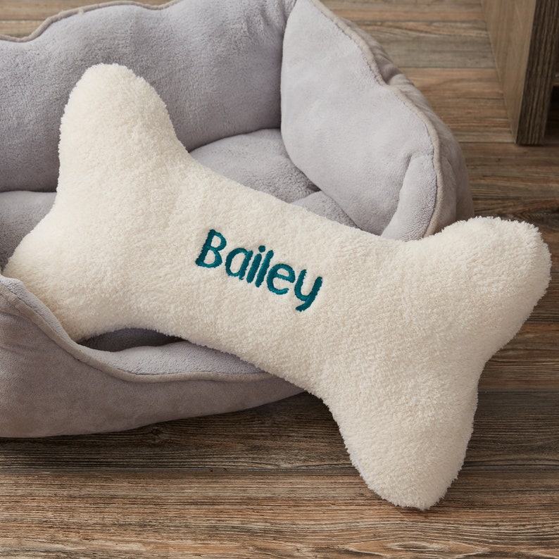 Personalized Dog Bone Large Pet Pillow