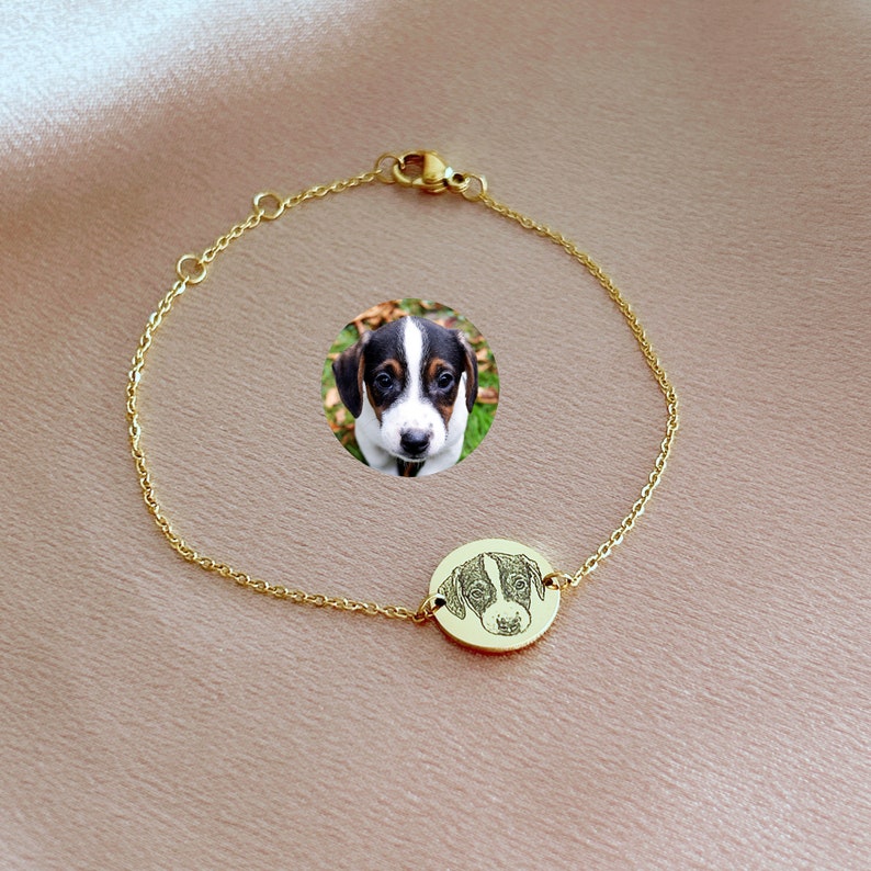 Personalized Bracelet With Pet Portrait