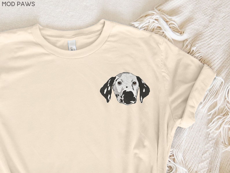 Custom EMBROIDERED Pet Shirt Pet Photo